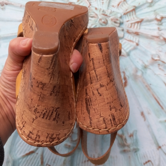 😁b.o.c Flower Wedge Sandals - Picture 4 of 7